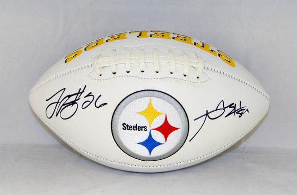 Antonio Brown Signed Pittsburgh Steelers Logo Football - JSA Witnessed 