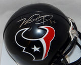 Will Fuller Autographed Houston Texans Mini Helmet- JSA Witnessed Auth