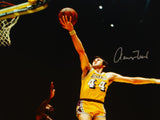 Jerry West Autographed Los Angeles Lakers 16x20 Layup P.F. Photo- PSA/DNA Auth