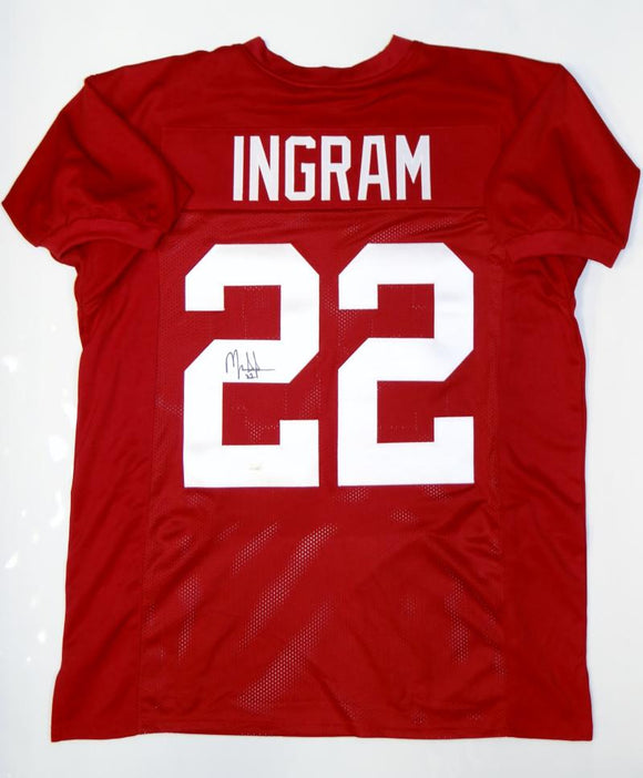 Mark Ingram Autographed Maroon College Style Jersey- JSA Witnessed Auth
