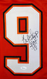 Warren Sapp Autographed Red Pro Style Jersey With HOF- JSA Witnessed Auth