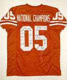 UT 05' National Champions Signed Orange College Style Jersey 20 Sigs- JSA W Auth