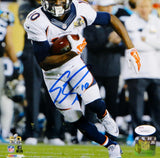 Emmanuel Sanders Autographed Broncos 8x10 Running With Ball P.F. Photo- JSA W Auth Image 2