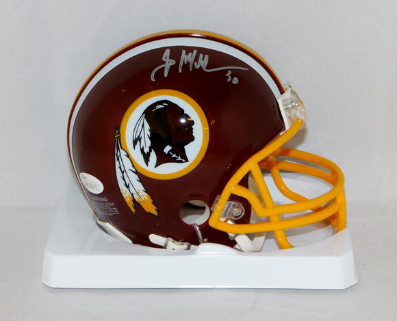 Brian Mitchell Autographed Washington Redskins Mini Helmet- JSA W Auth *Silver