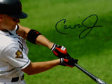 Cal Ripken Jr Autographed Baltimore Orioles 8x10 Batting Photo- JSA W Auth *Black