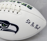 Kenny Easley Autographed Seattle Seahawks Logo Football W/ Pro Bowl- JSA W Auth