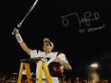Matt Leinart Signed USC Trojans 16x20 Holding Sword Photo W/ Heisman- JSA W Auth