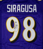 Tony Siragusa Autographed Purple Pro Style Jersey With Inscription- JSA W Auth