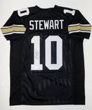 Kordell Stewart Autographed Black College Style Jersey- JSA Witnessed Auth