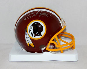 Clinton Portis Autographed Washington Redskins Mini Helmet- JSA Witnessed Auth Image 1