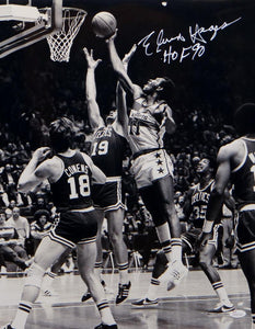 Elvin Hayes Autographed Washington Bullets 16x20 Rebound Photo W/ HOF-JSA W Auth