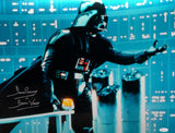 David Prowse Autographed Darth Vader 16x20 Star Wars Blue Photo- JSA W Auth *Silver