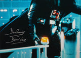 David Prowse Autographed Darth Vader 16x20 Star Wars Blue Photo- JSA W Auth *Silver