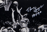 Elvin Hayes Autographed Washington Bullets 8x10 Rebound Photo W/ HOF- JSA W Auth