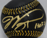 Mike Piazza Autographed Rawlings OML Black Baseball W/ HOF- PSA/DNA Auth