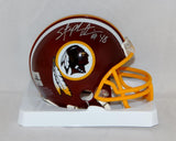 Stephen Davis Autographed Washington Redskins Mini Helmet- The Jersey Source Auth
