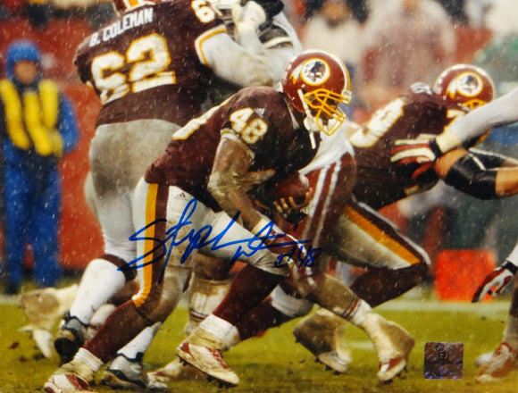 Stephen Davis Autographed Redskins 8x10 Running Photo- The Jersey Source Auth