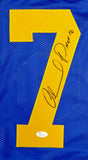 Orlando Pace Autographed Blue Pro Style Jersey With HOF- JSA Witnessed Auth