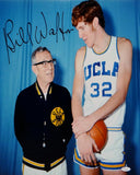 Bill Walton Autographed UCLA 16x20 Next to John Wooden Photo- JSA Witnessed Auth Image 1