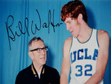 Bill Walton Autographed UCLA 16x20 Next to John Wooden Photo- JSA Witnessed Auth Image 2