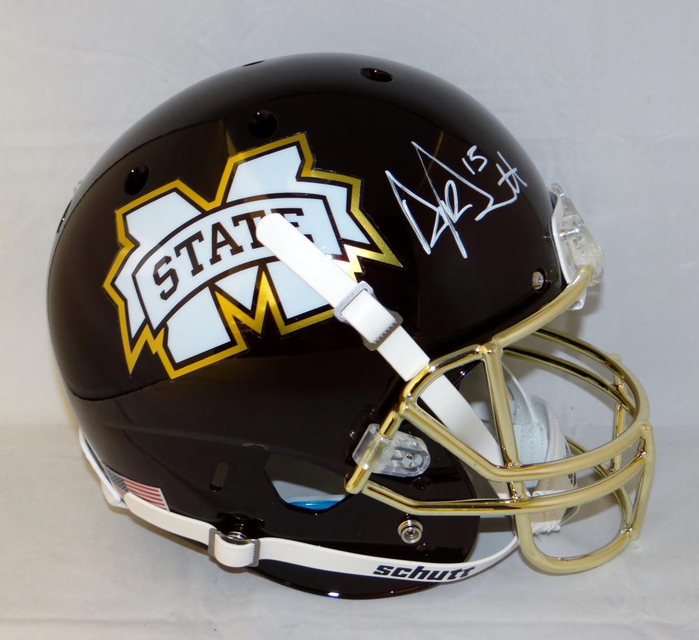 : Dak Prescott Autographed F/S Mississippi State Chrome