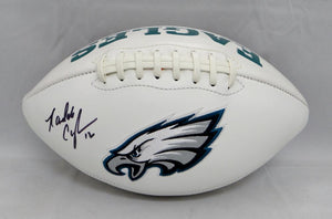 Randall Cunningham Autographed Philadelphia Eagles Logo Football- JSA W Auth