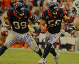 JJ Watt Brian Cushing Autographed Texans 16x20 Against Titans Photo- JSA W Auth Image 2