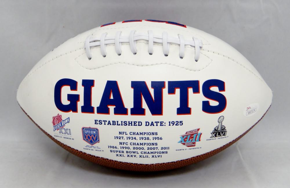 Phil Simms New York Giants Autographed Super Bowl Football