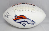 Shane Ray Autographed Denver Broncos Logo Football- JSA Witnessed Authenticated