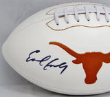 Earl Campbell Autographed Texas Longhorns Logo Football With HT- JSA W Auth