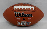 Leonard Fournette Autographed Wilson NFL MVP Football- JSA Witnessed Auth