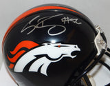 Shane Ray Autographed Denver Broncos Mini Helmet- JSA Witnessed Auth
