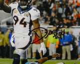DeMarcus Ware Autographed Denver Broncos 8x10 Sacking Cam PF. Photo- JSA W Auth