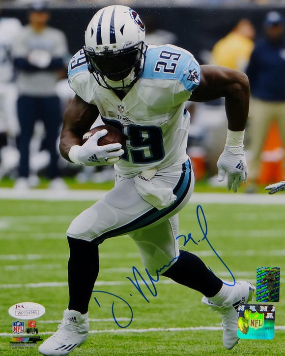 DeMarco Murray Autographed Tennessee Titans 8x10 Running PF. Photo- JSA W Auth