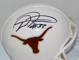 D'Onta Foreman Autographed Texas Longhorns Riddell Mini Helmet- JSA W Auth