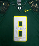 Marcus Mariota Autographed Oregon Ducks Green Nike Jersey- JSA Witnessed Auth