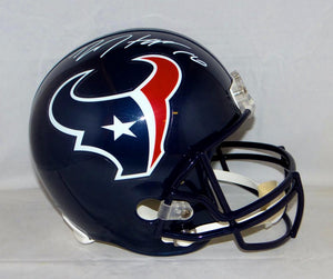 DeAndre Hopkins Autographed *White Houston Texans F/S Helmet- JSA W Auth