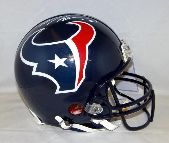 DeAndre Hopkins Autographed *White Houston Texans F/S ProLine Helmet- JSA W Auth