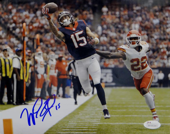 Will Fuller Signed *Blue Houston Texans 8x10 One Hand Catch Photo- JSA W Auth Image 1