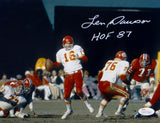 Len Dawson Autographed Kansas City 8x10 About To Pass Photo W/ HOF- JSA W Auth