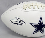 Emmitt Smith Autographed Dallas Cowboys Logo Football- Beckett W *Black