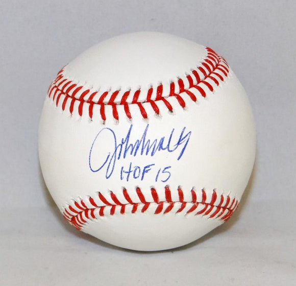 John Smoltz Autographed Rawlings OML Baseball With HOF- JSA W Authenticated