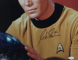 William Shatner Signed Star Trek 16x20 Up Close Posing *Blk Photo- JSA W Auth