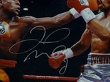 Floyd Mayweather Autographed 16x20 vs Victor Ortiz Photo- Beckett Auth