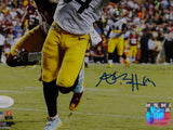 Antonio Brown Autographed Steelers 8x10 Catch vs Redskins PF Photo- JSA W Auth
