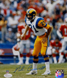 Nolan Cromwell Autographed Los Angeles Rams 8x10 Vertical P.F. Photo- JSA W Auth