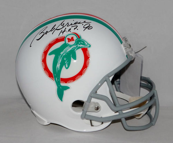 Bob Griese Autographed Miami Dolphins Full Size Rep Helmet (JSA)