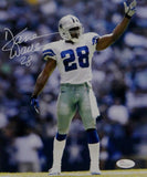 Darren Woodson Autographed *White Dallas Cowboys 8x10 Pointing Photo- JSA W Auth