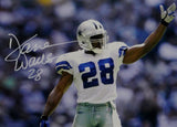 Darren Woodson Autographed *White Dallas Cowboys 8x10 Pointing Photo- JSA W Auth
