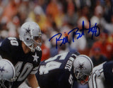 Bill Bates Autographed Dallas Cowboys 8x10 Next To White Photo- JSA W Auth